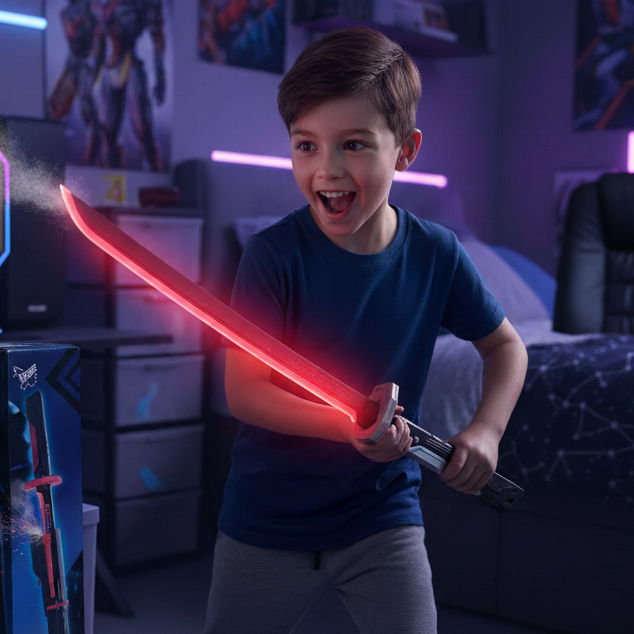 Sparkblade Led Sword WIth Smoke & Spark Effect | Katana Sword With Led Lights