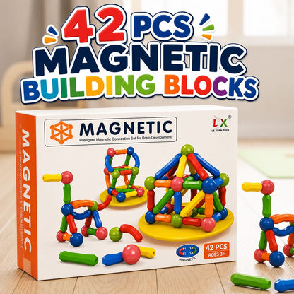 Magnetic Bar Constructor Building Blocks