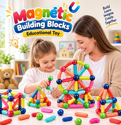 Magnetic Bar Constructor Building Blocks
