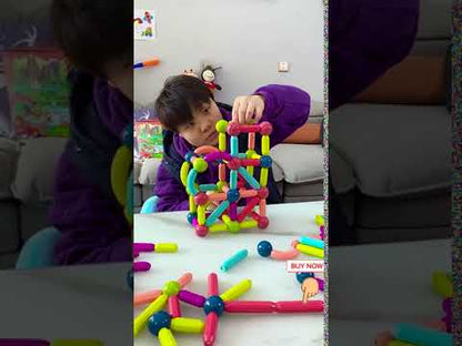 Magnetic Bar Constructor Building Blocks