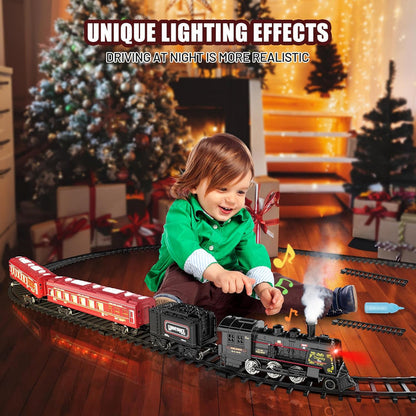 Metal Alloy Train Set – Classic Pull-Along Train Toy for Kids