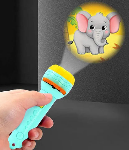 3-Slide Projector Flashlight Torch – Kids Night Light & Learning Toy