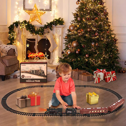 Metal Alloy Train Set – Classic Pull-Along Train Toy for Kids