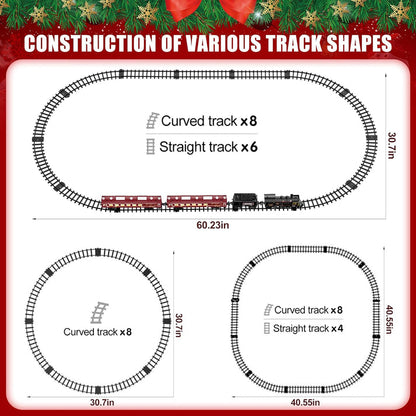 Metal Alloy Train Set – Classic Pull-Along Train Toy for Kids