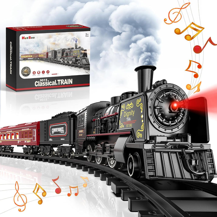 Metal Alloy Train Set – Classic Pull-Along Train Toy for Kids